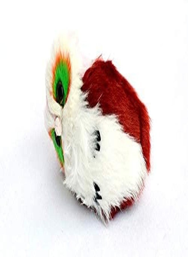 D&C PAWS Interactive Owl Plush Toy, Charming Plush Toys, Hunting Playful Engaging and Soft Toys for Cat, Dog (Multicolor, Pack of 1) - Image 3